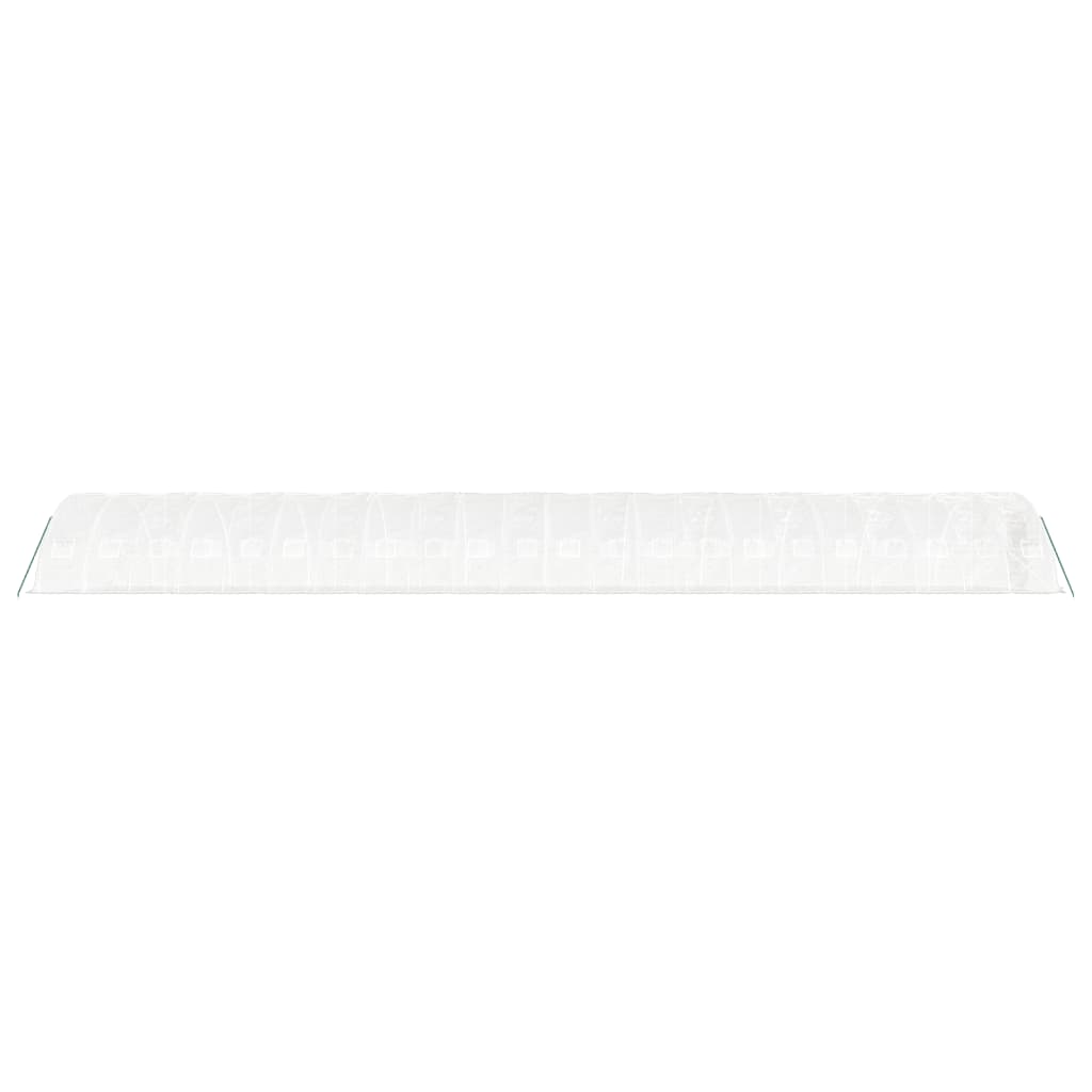 Θερμοκήπιο με Ατσάλινο Πλαίσιο Λευκό 110 μ² 22 x 5 x 2,3 μ.