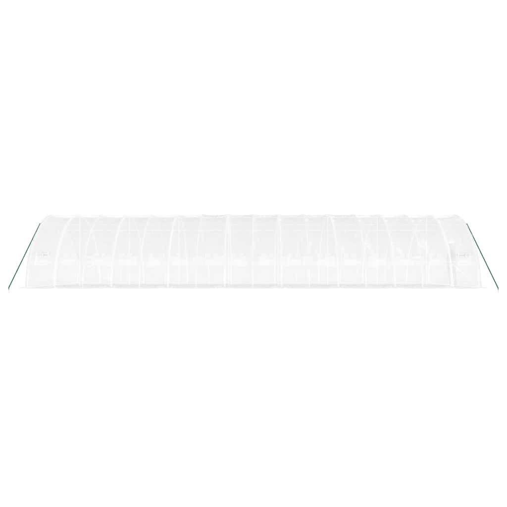 Θερμοκήπιο με Ατσάλινο Πλαίσιο Λευκό 96 μ² 16 x 6 x 2,85 μ.
