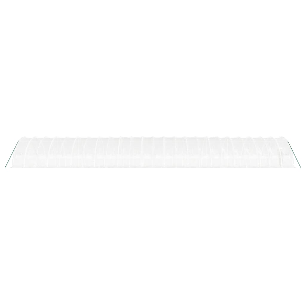 Θερμοκήπιο με Ατσάλινο Πλαίσιο Λευκό 144 μ² 24 x 6 x 2,85 μ.
