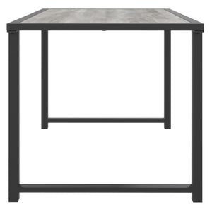 Τραπέζι Κήπου Ανθρακί 55 x 40 x 37 εκ. Ατσάλινο - Pakobazaar