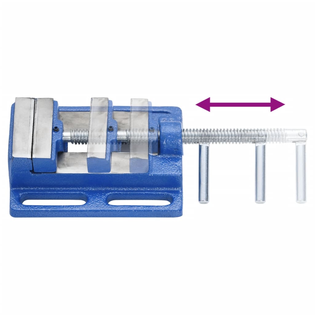 Μέγγενη Δράπανου Κολονάτου Μπλε 76 χιλ. από Χυτοσίδηρο - PAKOBAZAAR