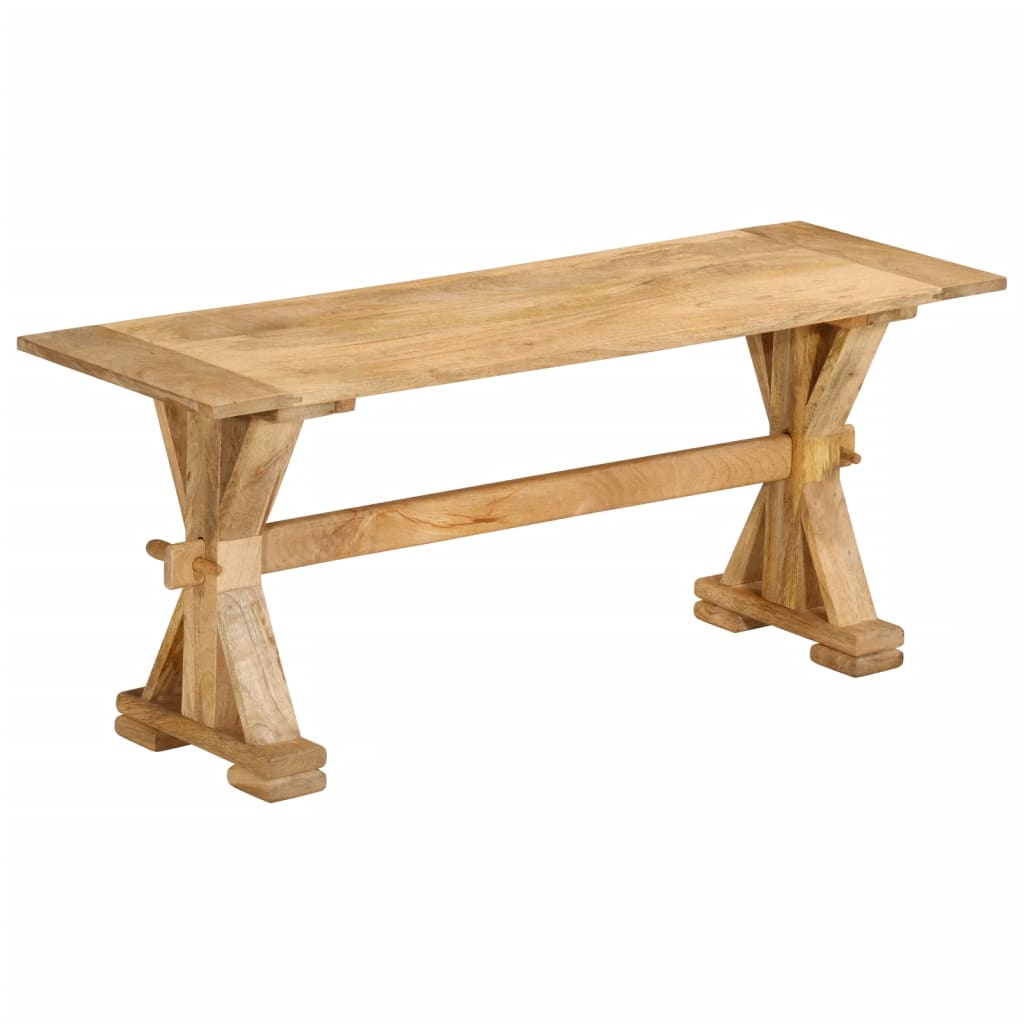Πάγκος 110 x 35 x 45 εκ. από Μασίφ Ξύλο Μάνγκο - Pakobazaar