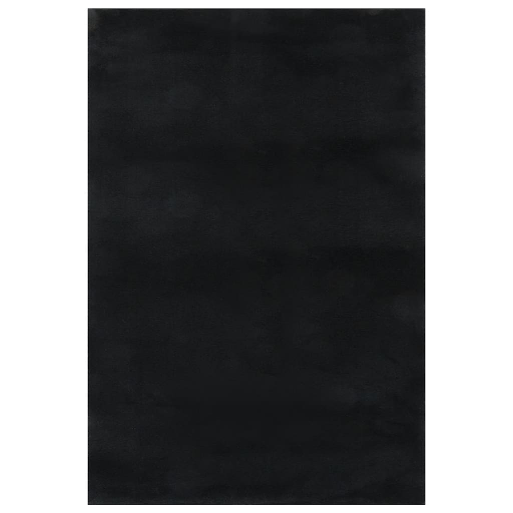 Χαλί Shaggy Μαύρο 240x305 εκ. από Πολυεστέρα - Pakobazaar