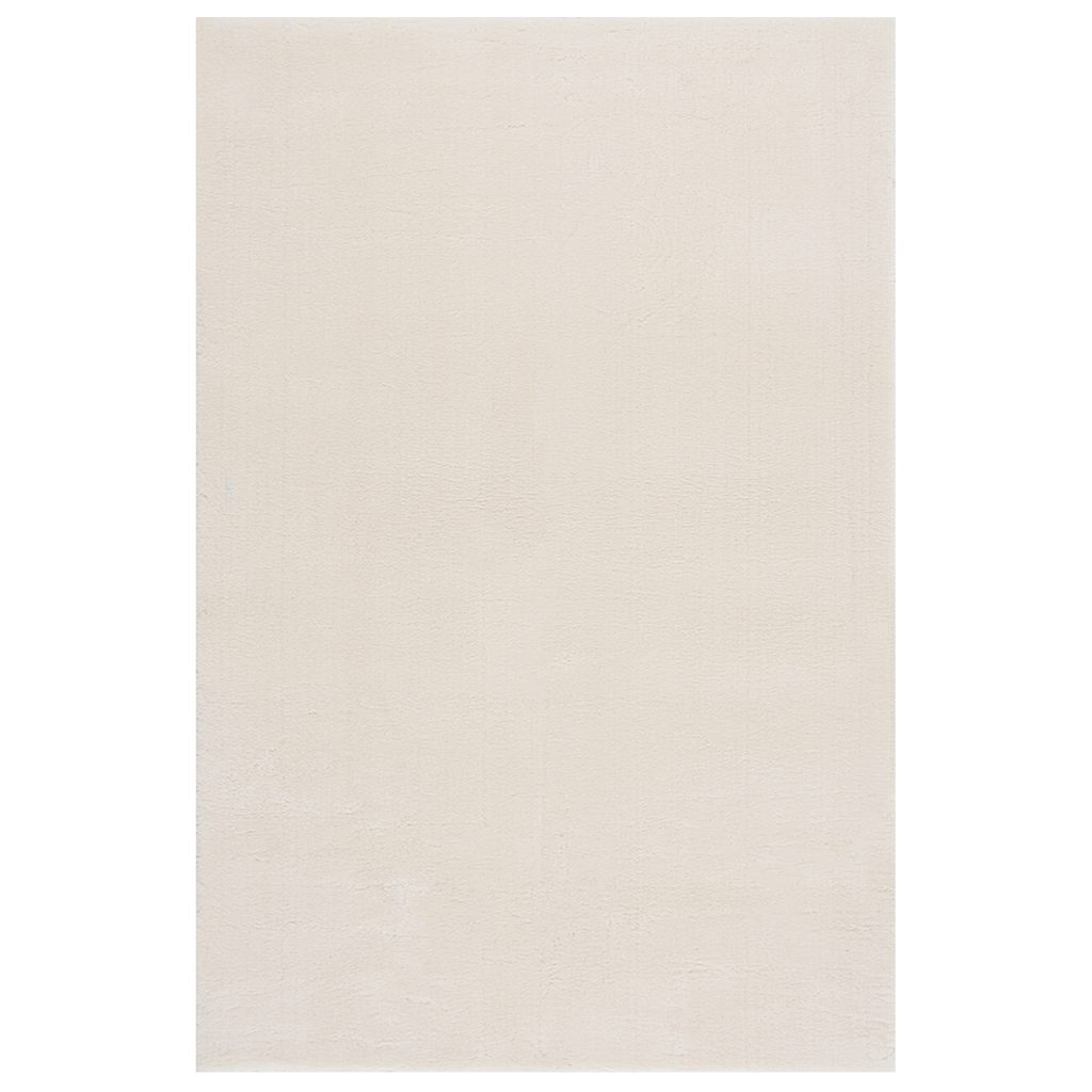 Χαλί Shaggy Κρεμ Λευκό 240 x 340 εκ. Πολυεστέρας - Pakobazaar