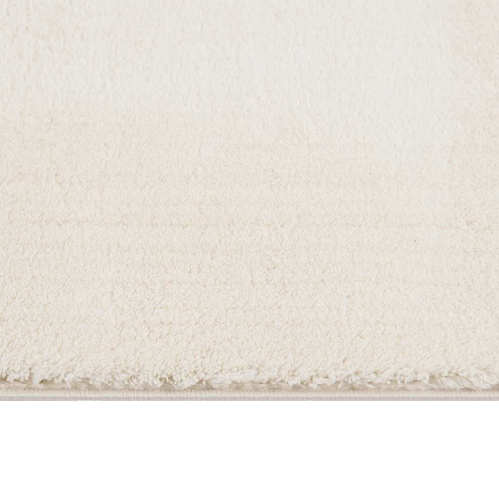 Χαλί Shaggy Κρεμ Λευκό 240 x 340 εκ. Πολυεστέρας - Pakobazaar