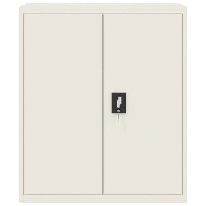 Αρχειοθήκη Λευκή 90 x 40 x 145 εκ. από Ατσάλι