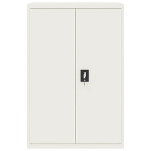 Αρχειοθήκη Λευκή 90 x 40 x 180 εκ. Ατσάλινη