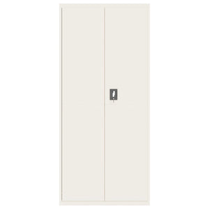 Αρχειοθήκη Λευκή 90 x 40 x 240 εκ. Ατσάλινη - Pakobazaar