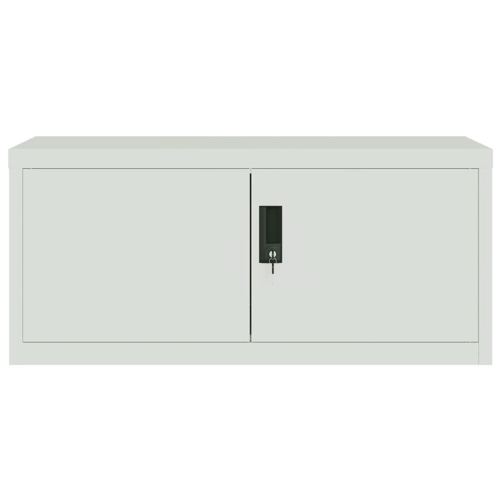 Αρχειοθήκη Αν. Γκρι 90 x 40 x 110 εκ. Ατσάλινη