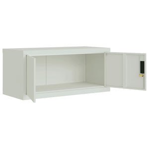 Αρχειοθήκη Αν. Γκρι 90 x 40 x 130 εκ. Ατσάλινη