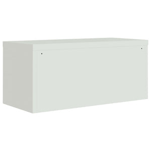 Αρχειοθήκη Αν. Γκρι 90 x 40 x 145 εκ. Ατσάλινη