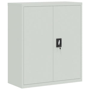 Αρχειοθήκη Αν. Γκρι 90 x 40 x 145 εκ. Ατσάλινη