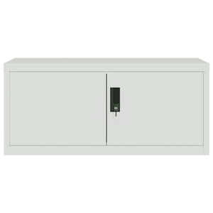 Αρχειοθήκη Αν. Γκρι 90 x 40 x 180 εκ. Ατσάλινη
