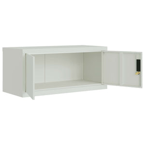 Αρχειοθήκη Αν. Γκρι 90 x 40 x 180 εκ. Ατσάλινη