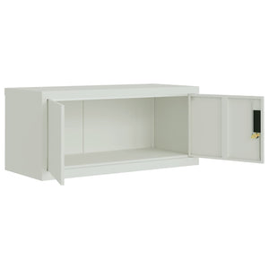 Αρχειοθήκη Αν. Γκρι 90 x 40 x 220 εκ. Ατσάλινη