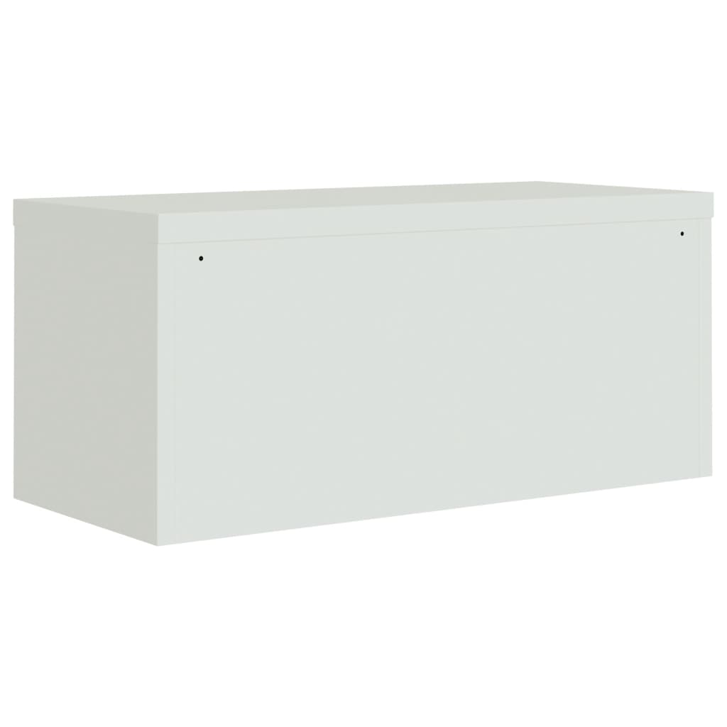Αρχειοθήκη Αν. Γκρι 90 x 40 x 220 εκ. Ατσάλινη