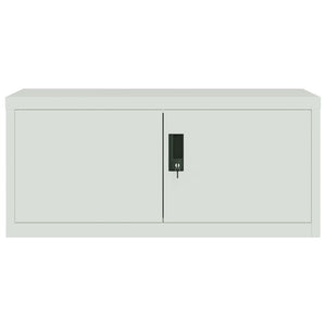 Αρχειοθήκη Αν. Γκρι 90 x 40 x 240 εκ. Ατσάλινη
