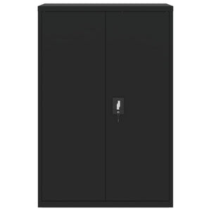 Αρχειοθήκη Μαύρη 90 x 40 x 180 εκ. Ατσάλινη