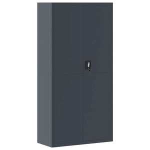 Αρχειοθήκη Ανθρακί 90 x 40 x 220 εκ. Ατσάλινη - Pakobazaar