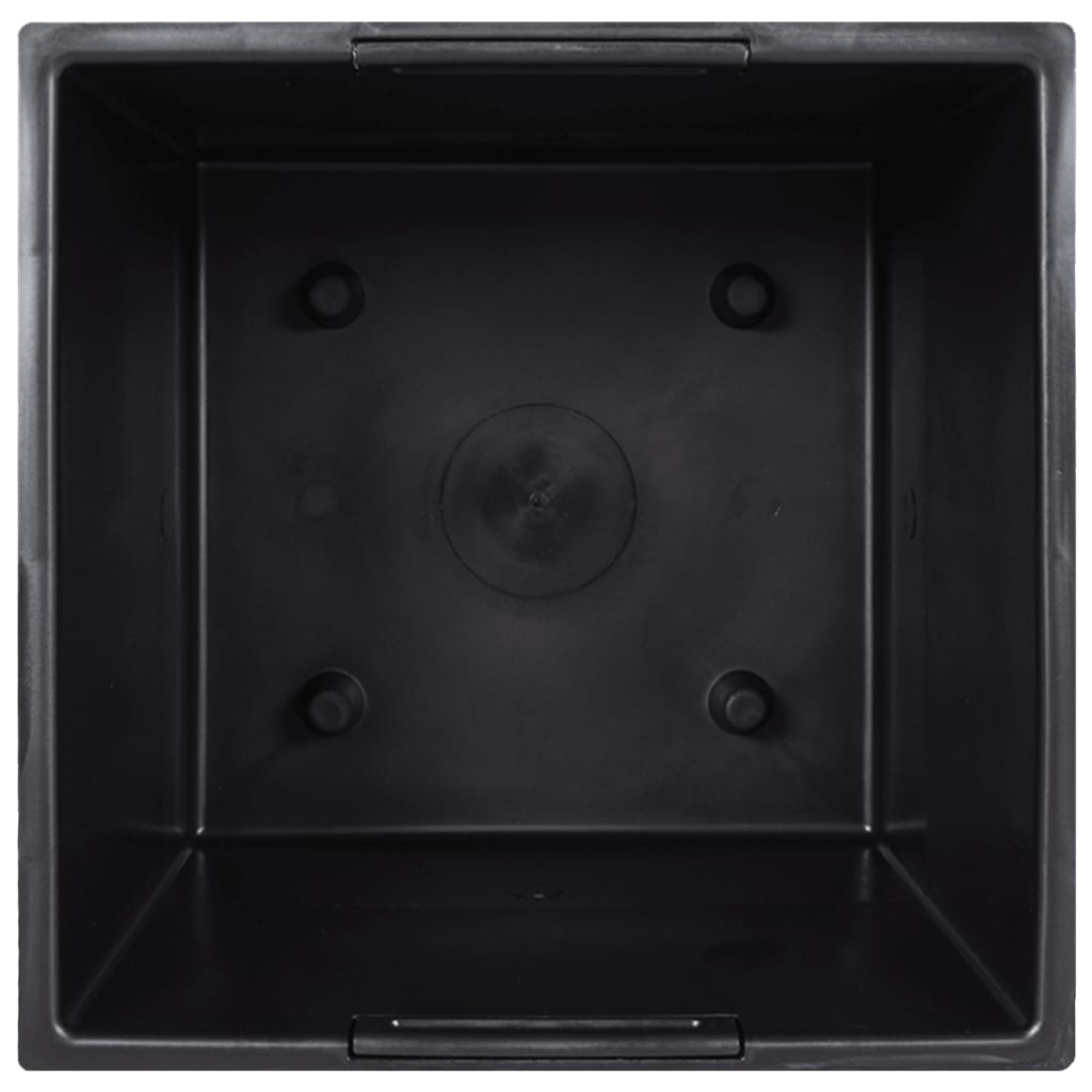 Γλάστρα με Αφαιρούμενο Εσωτερικό Καφέ 21 / 32 Λίτρων Ρατάν PP