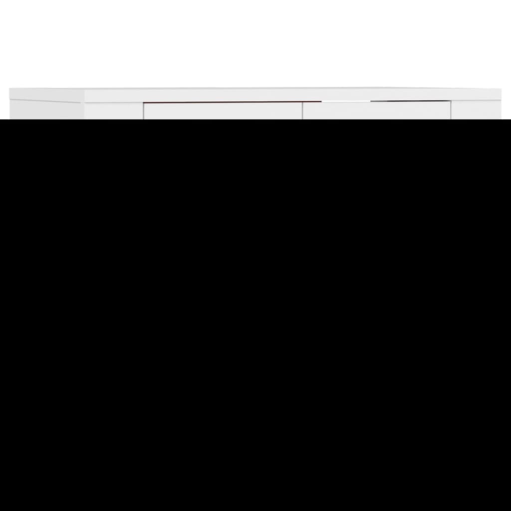 Ντουλάπια Τηλεόρασης Επιτοίχια 2 τεμ. Λευκά 57 x 34,5 x 40 εκ.