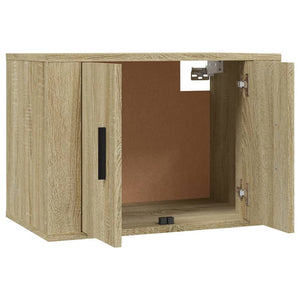 Έπιπλα Τηλεόρασης Επιτοίχια 2 τεμ. Sonoma Δρυς 57x34,5x40 εκ