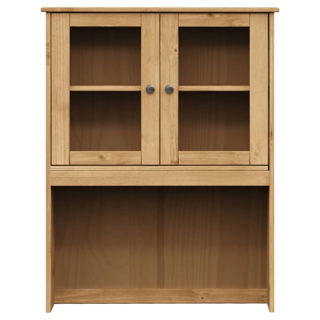 Βιτρίνα VIGO 78 x 40 x 175 εκ. από Μασίφ Ξύλο Πεύκου - Pakobazaar