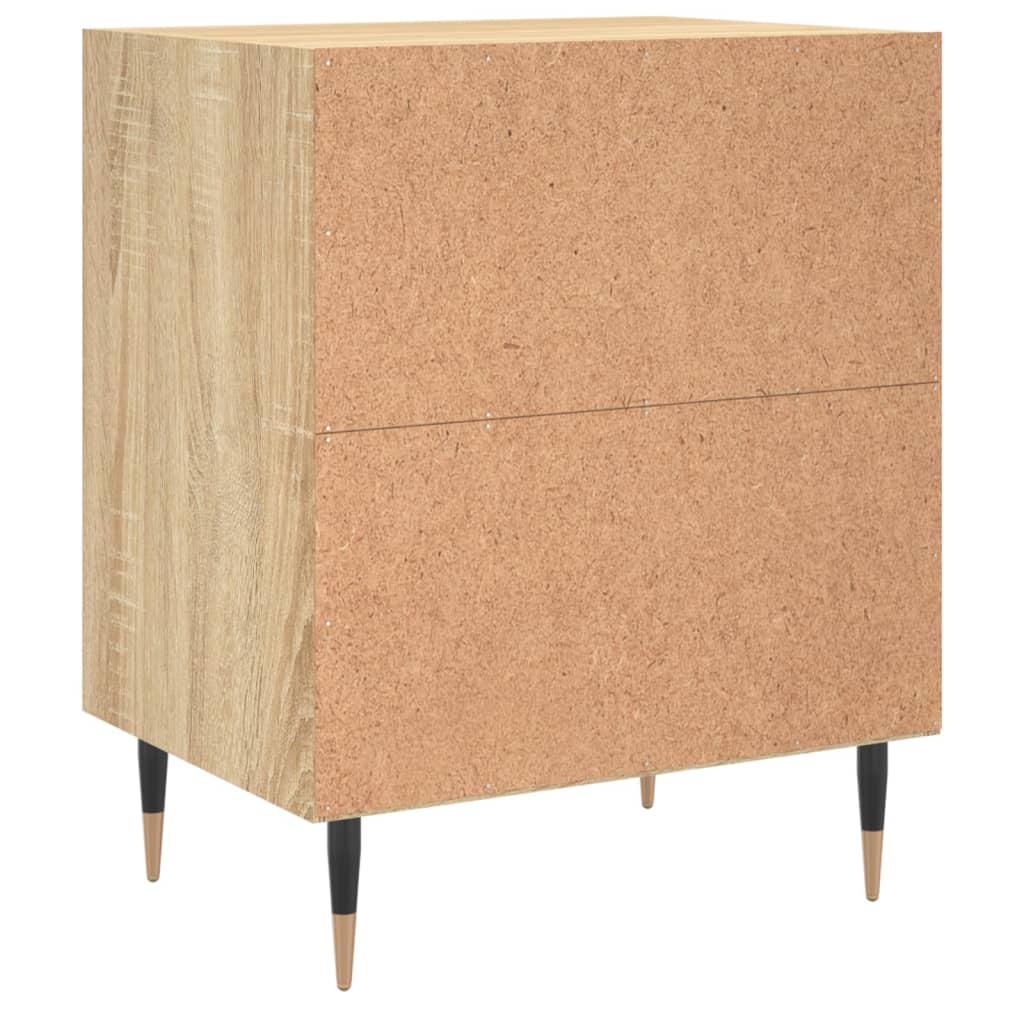 Κομοδίνα 2 τεμ. Sonoma Δρυς 40x30x50 εκ. από Επεξεργασμένο Ξύλο