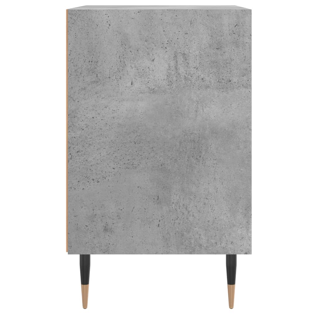 Κομοδίνα 2 τεμ. Γκρι Σκυρ. 40x30x50 εκ. από Επεξεργασμένο Ξύλο
