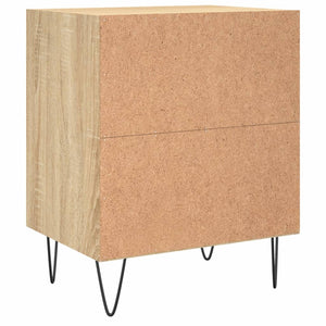 Κομοδίνο Sonoma Δρυς 40x30x50 εκ. από Επεξεργασμένο Ξύλο - Pakobazaar