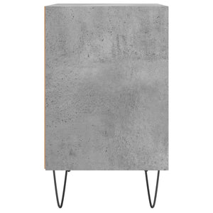 Κομοδίνο Γκρι Σκυρ. 40x30x50 εκ. από Επεξεργασμένο Ξύλο