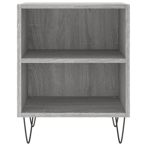 Κομοδίνο Sonoma Γκρι 40 x 30 x 50 εκ. από Επεξεργασμένο Ξύλο