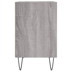 Κομοδίνο Sonoma Γκρι 40 x 30 x 50 εκ. από Επεξεργασμένο Ξύλο
