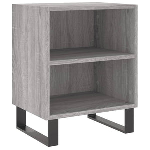 Κομοδίνα 2 τεμ. Sonoma Γκρι 40x30x50 εκ. από Επεξεργασμένο Ξύλο