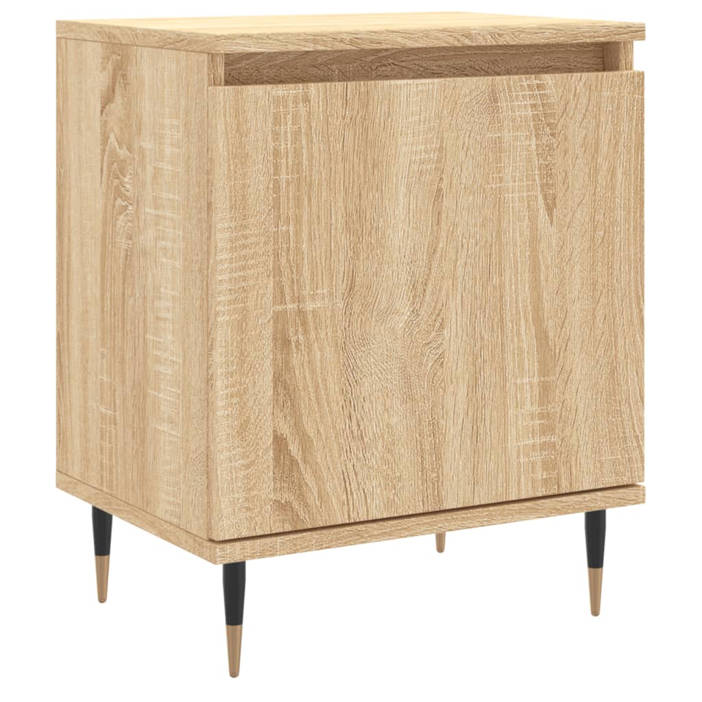 Κομοδίνο Sonoma Δρυς 40x30x50 εκ. από Επεξεργασμένο Ξύλο - Pakobazaar