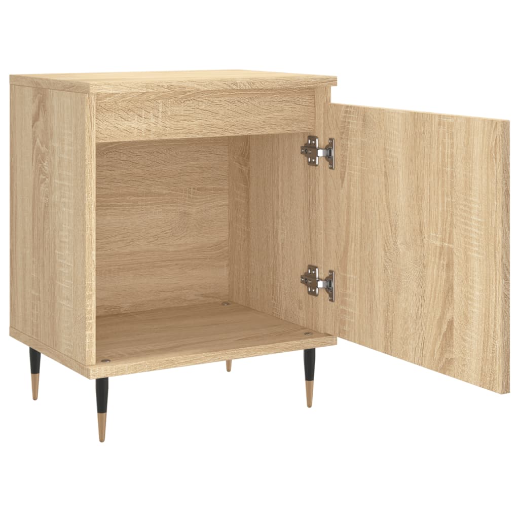 Κομοδίνο Sonoma Δρυς 40x30x50 εκ. από Επεξεργασμένο Ξύλο - Pakobazaar