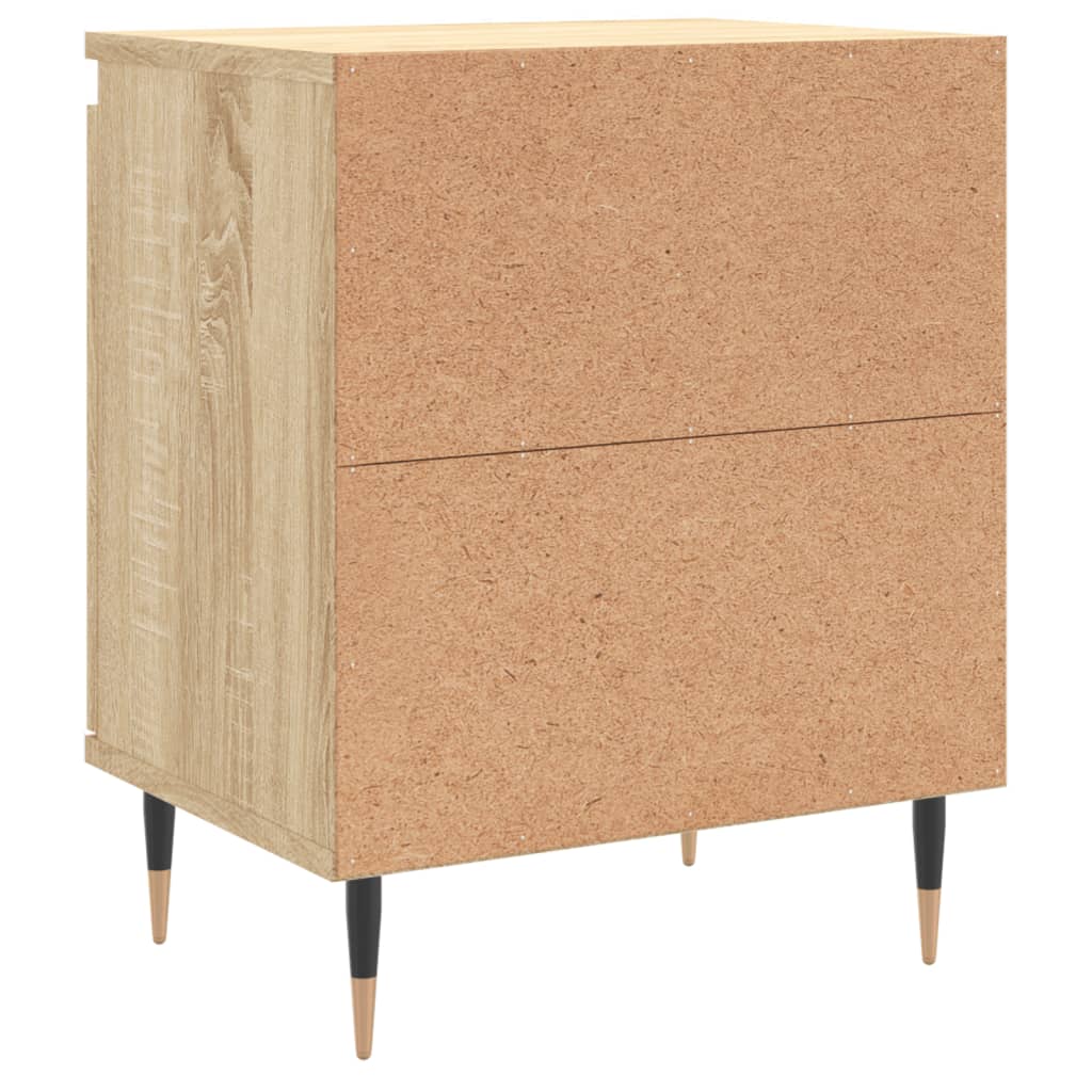 Κομοδίνα 2 τεμ. Sonoma Δρυς 40x30x50 εκ. από Επεξεργασμένο Ξύλο - Pakobazaar