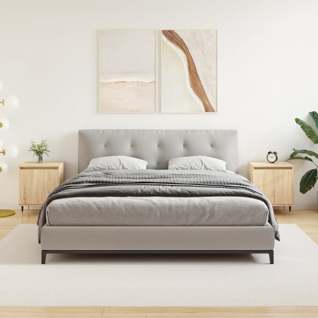 Κομοδίνα 2 τεμ. Sonoma Δρυς 40x30x50 εκ. από Επεξεργασμένο Ξύλο - Pakobazaar