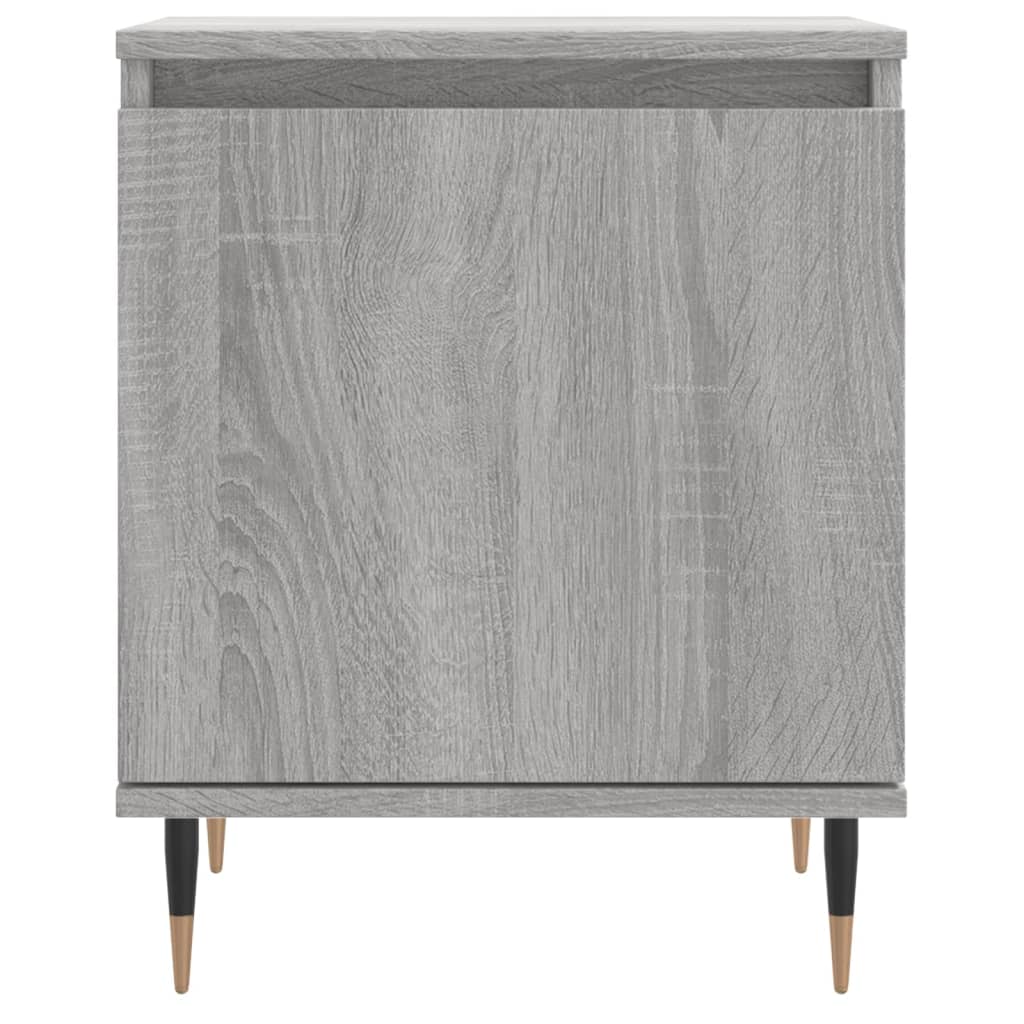 Κομοδίνο Sonoma Γκρι 40 x 30 x 50 εκ. από Επεξεργασμένο Ξύλο