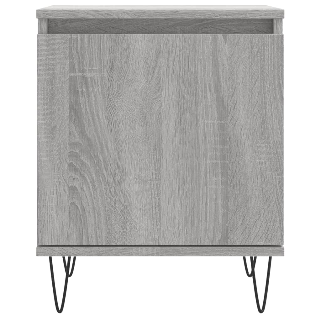 Κομοδίνο Sonoma Γκρι 40 x 30 x 50 εκ. από Επεξεργασμένο Ξύλο