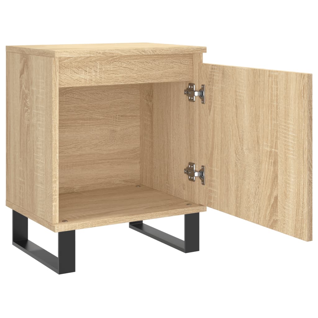 Κομοδίνο Sonoma Δρυς 40x30x50 εκ. από Επεξεργασμένο Ξύλο