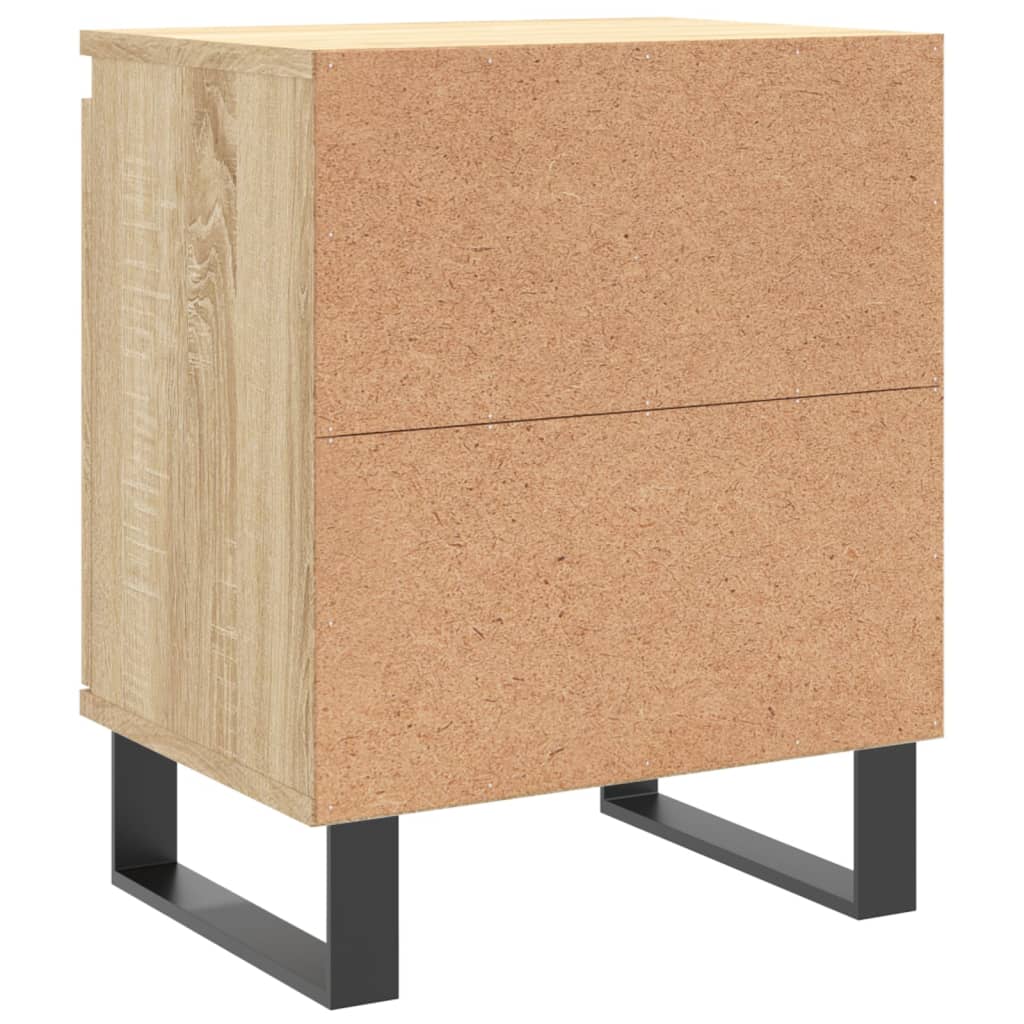 Κομοδίνο Sonoma Δρυς 40x30x50 εκ. από Επεξεργασμένο Ξύλο