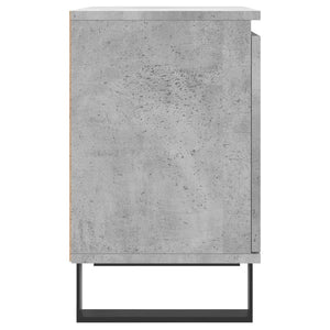 Κομοδίνο Γκρι Σκυρ. 40x30x50 εκ. από Επεξεργασμένο Ξύλο
