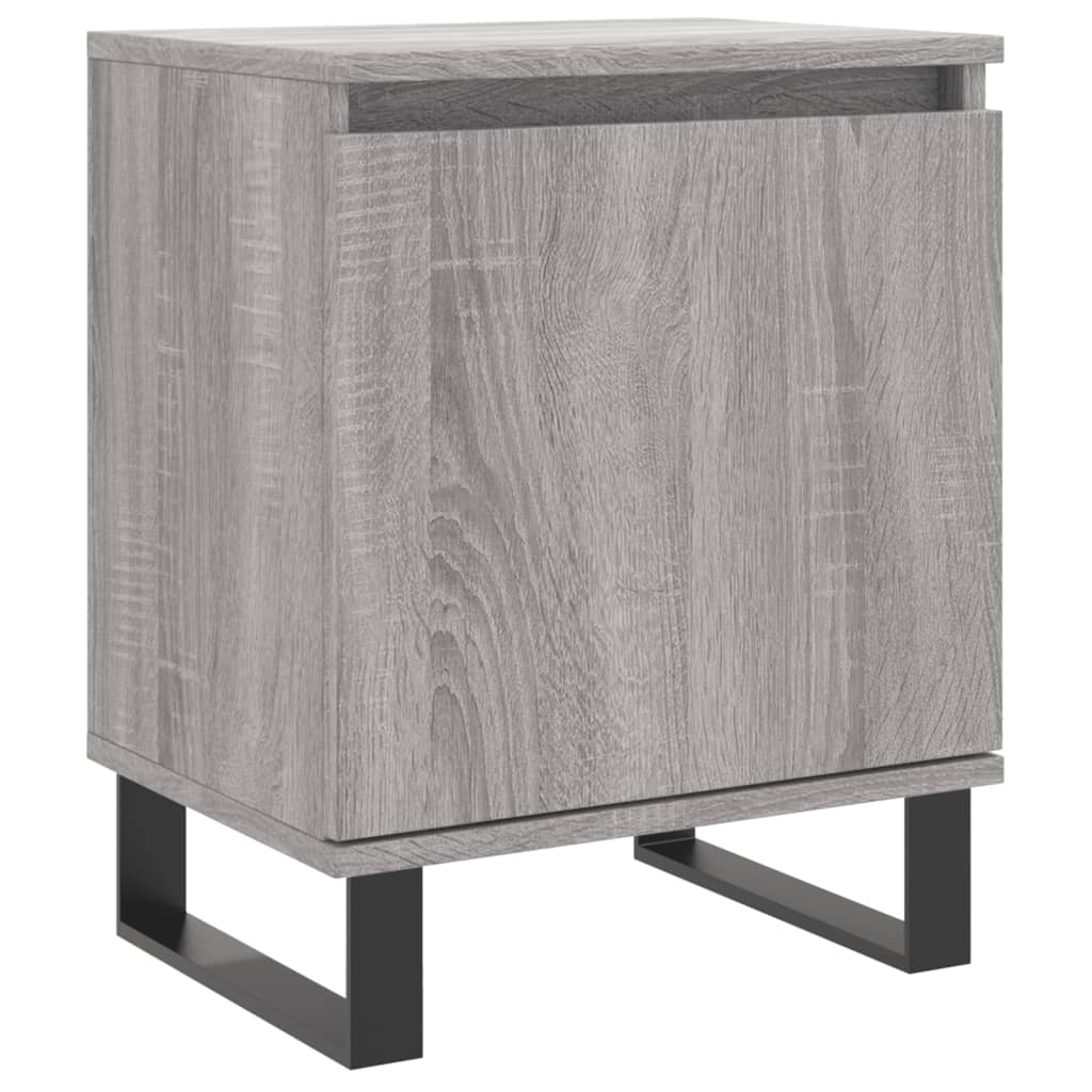 Κομοδίνο Sonoma Γκρι 40 x 30 x 50 εκ. από Επεξεργασμένο Ξύλο
