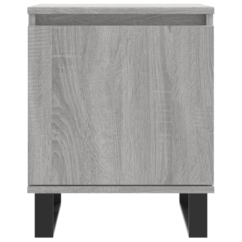 Κομοδίνο Sonoma Γκρι 40 x 30 x 50 εκ. από Επεξεργασμένο Ξύλο