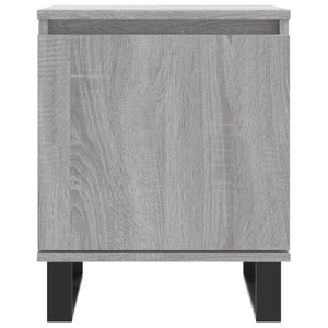 Κομοδίνο Sonoma Γκρι 40 x 30 x 50 εκ. από Επεξεργασμένο Ξύλο