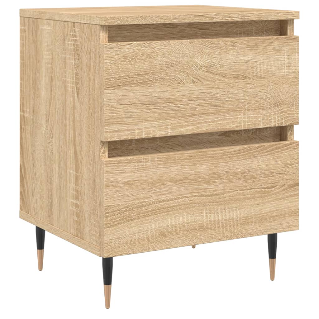 Κομοδίνο Sonoma Δρυς 40x35x50 εκ. από Επεξεργασμένο Ξύλο - Pakobazaar