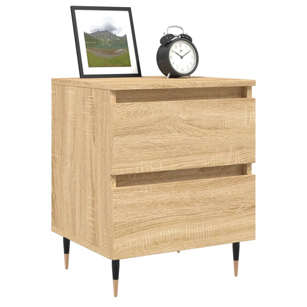 Κομοδίνο Sonoma Δρυς 40x35x50 εκ. από Επεξεργασμένο Ξύλο - Pakobazaar