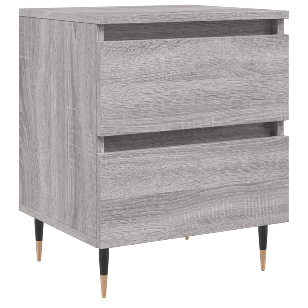 Κομοδίνο Γκρι Sonoma 40 x 35 x 50 εκ. από Επεξεργασμένο Ξύλο