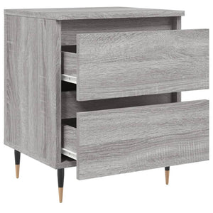 Κομοδίνο Γκρι Sonoma 40 x 35 x 50 εκ. από Επεξεργασμένο Ξύλο